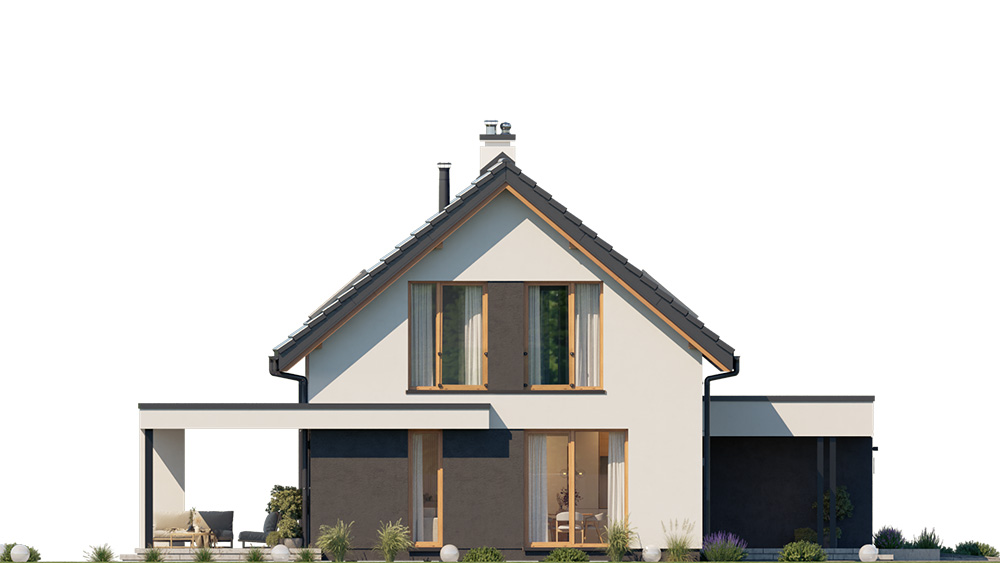 Projekt domu Przyjemny 7 elewacja