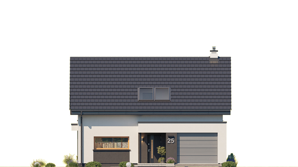 Projekt domu Przyjemny 7 elewacja