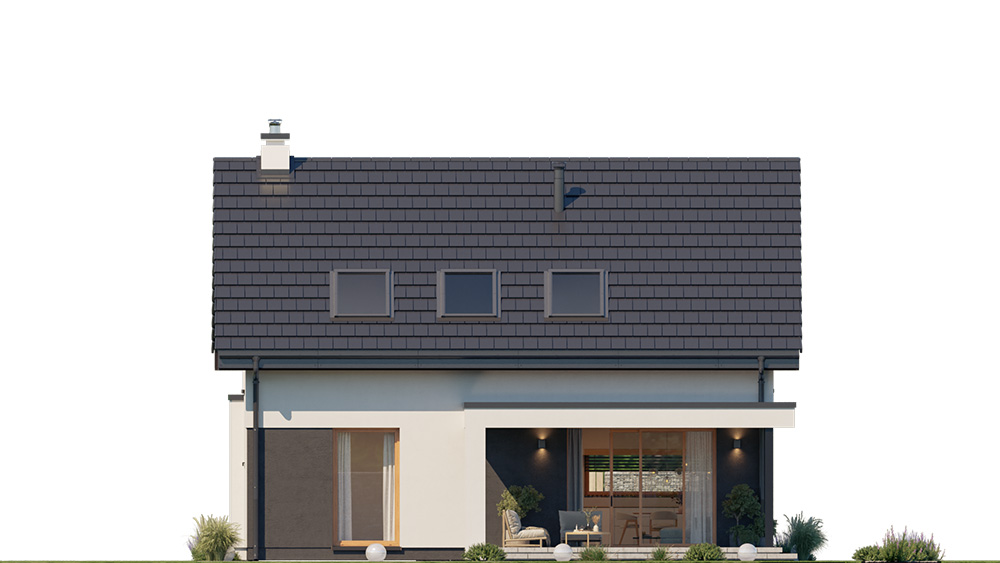 Projekt domu Przyjemny 7 elewacja