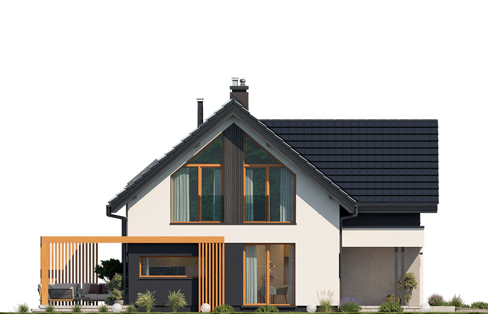 Projekt domu Przyjemny 8 elewacja