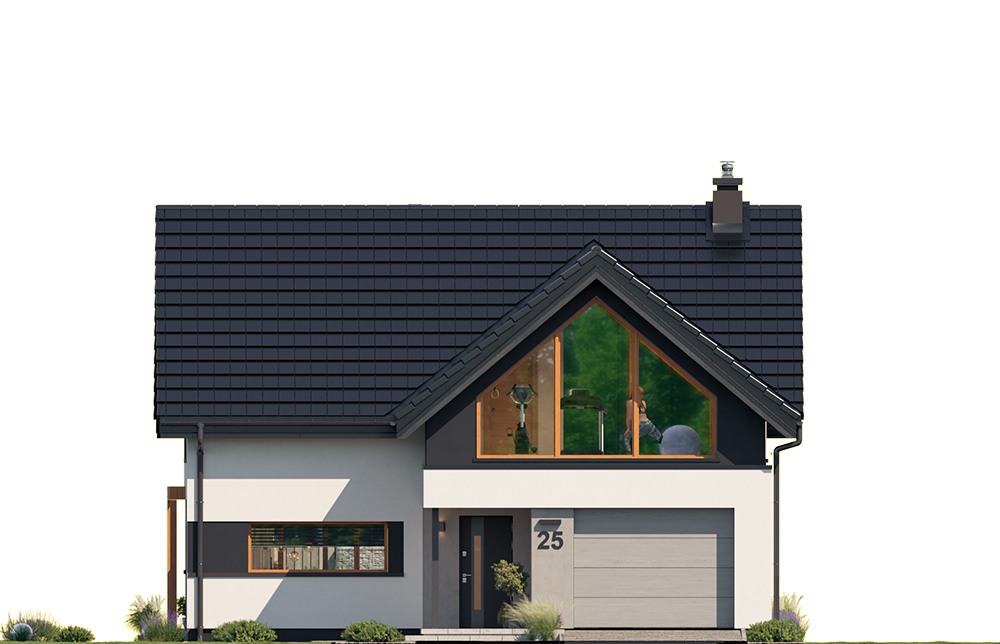 Projekt domu Przyjemny 8 elewacja