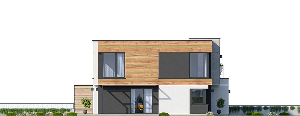 Projekt domu Qubik 3 B elewacja