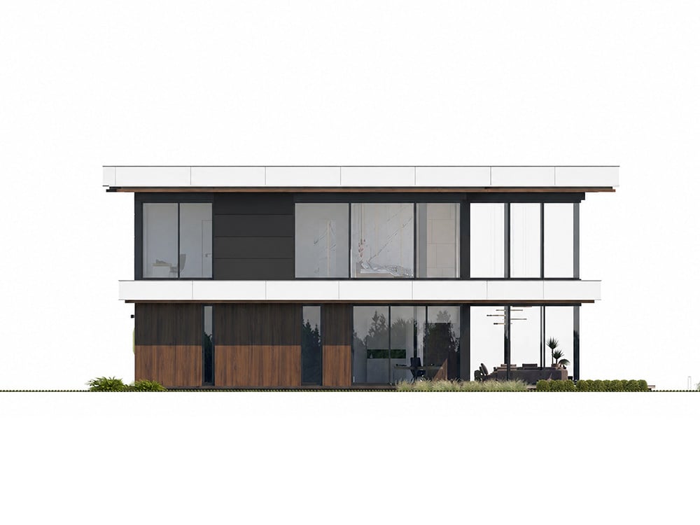 Projekt domu Rezydencja Floryda 3 B elewacja