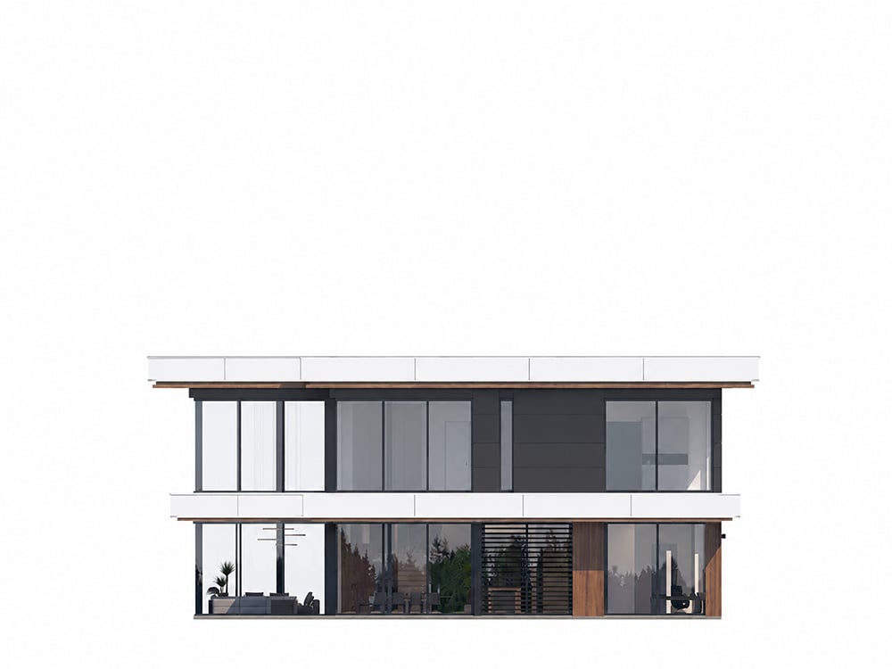 Projekt domu Rezydencja Floryda 3 B elewacja