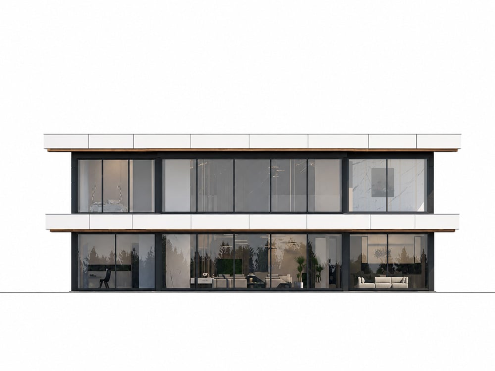 Projekt domu Rezydencja Floryda 3 B elewacja