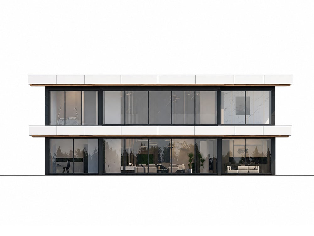 Projekt domu Rezydencja Floryda 3 B elewacja