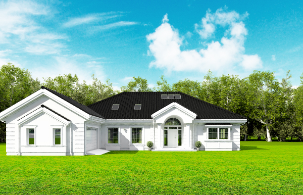 Animacja - Projekt domu Rezydencja Parkowa 3