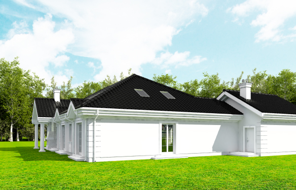 Animacja - Projekt domu Rezydencja Parkowa 3