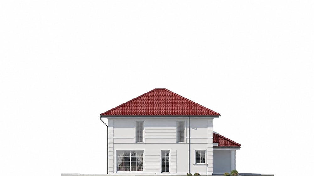 Projekt domu Willa diamentowa 2 B elewacja