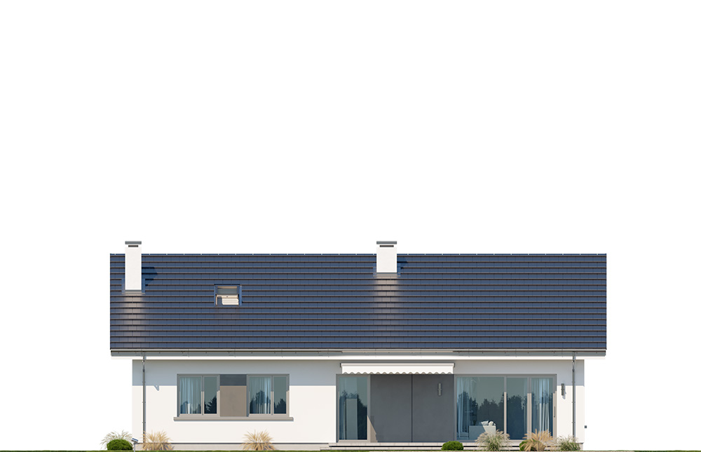 Projekt domu Wymarzony 10 C elewacja