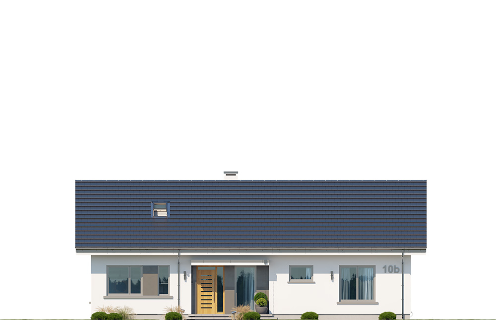 Projekt domu Wymarzony 10 D elewacja