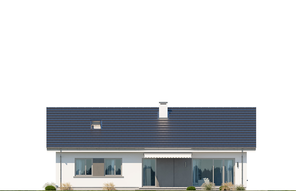 Projekt domu Wymarzony 10 D elewacja