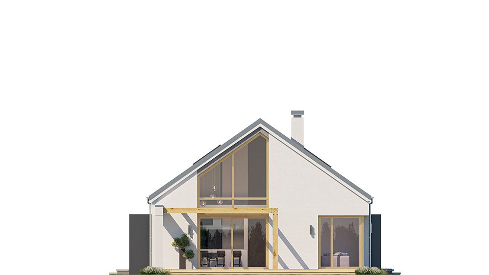 Projekt domu Wymarzony 8 B elewacja