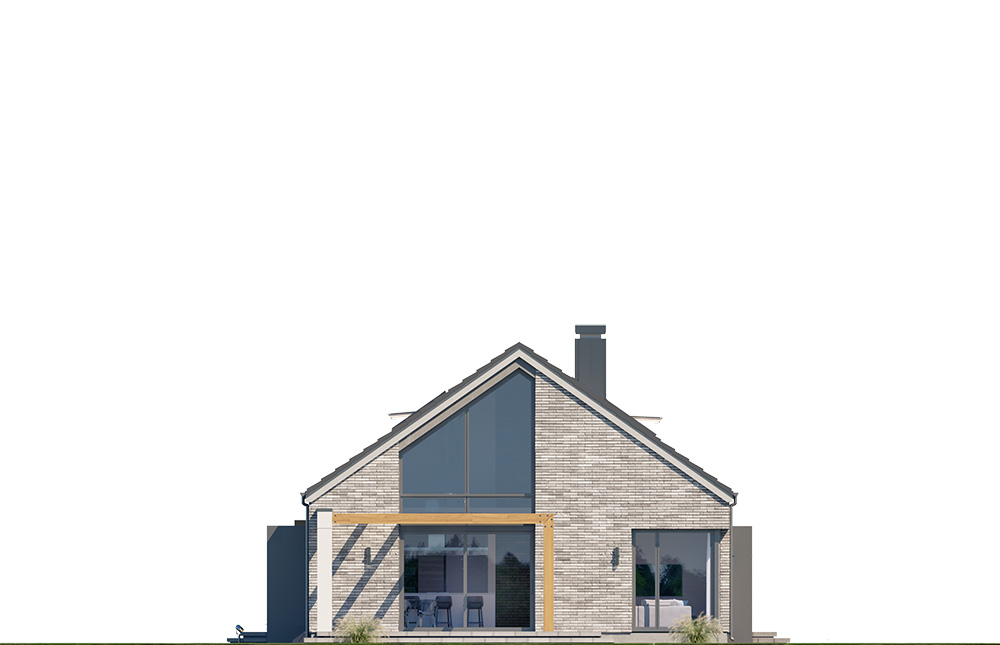 Projekt domu Wymarzony 9 C elewacja