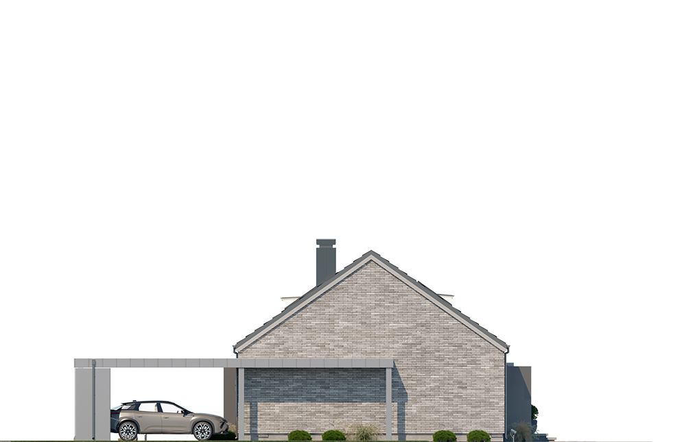 Projekt domu Wymarzony 9 D elewacja