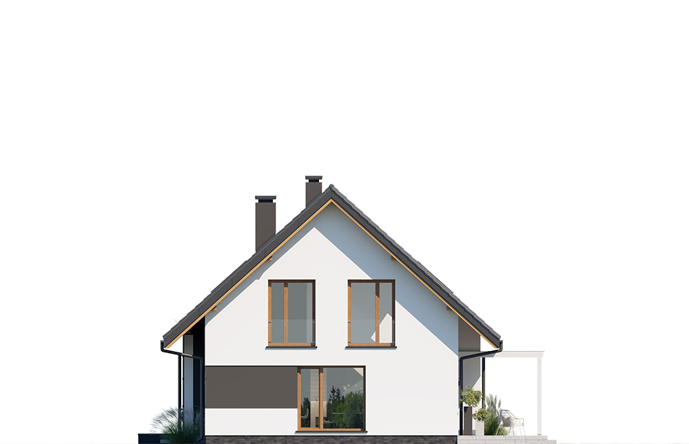 Projekt domu Zefir 2 - elewacja