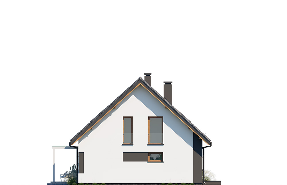 Projekt domu Zefir 2 - elewacja