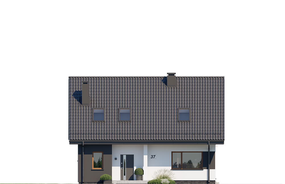 Projekt domu Zefir 2 - elewacja