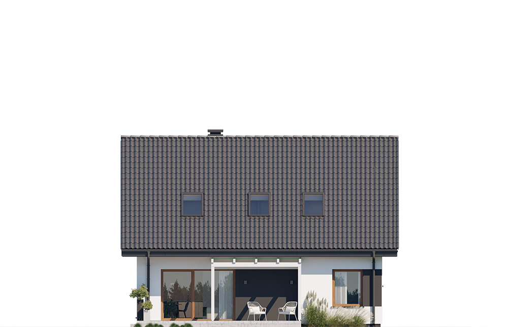 Projekt domu Zefir 2 - elewacja