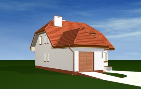 Animacja - projekt domu Przytulny
