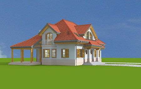 Animacja - projekt domu Rubin 2