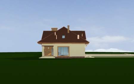 Animacja - Projekt domu Benedykt bliźniak