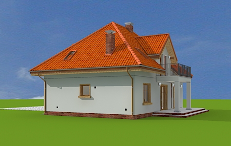 Animacja - projekt domu Stokrotka