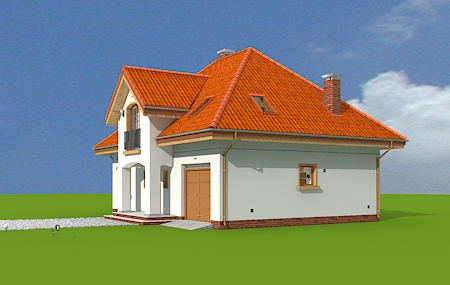 Animacja - projekt domu Stokrotka