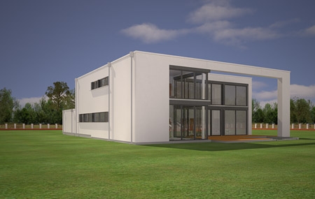 Animacja - projekt domu Villa Nova